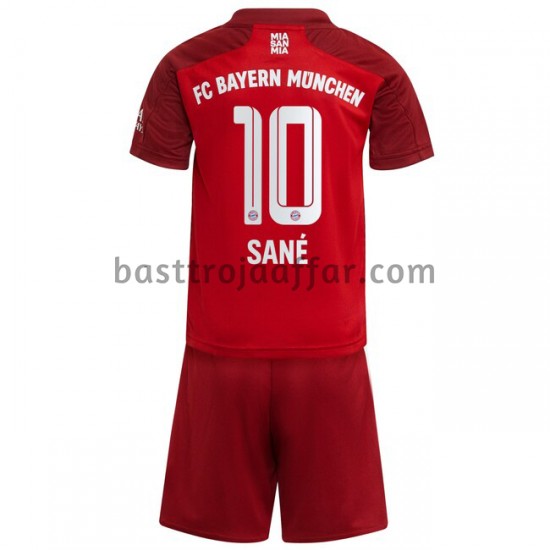 FC Bayern München Leroy Sane 10 Barn Hemma Fotbollströja 2021-2022 Kortärmad