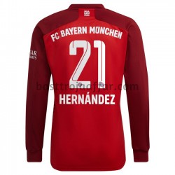 FC Bayern München Lucas Hernandez 21 Hemma Fotbollströja 2021-2022 Långärmad