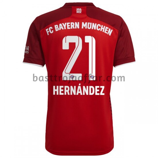 FC Bayern München Lucas Hernandez 21 Hemma Fotbollströja 2021-2022 Kortärmad