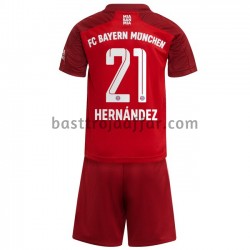 FC Bayern München Lucas Hernandez 21 Barn Hemma Fotbollströja 2021-2022 Kortärmad
