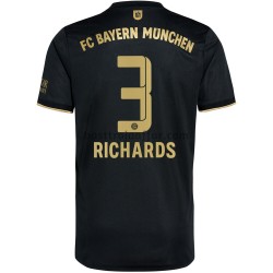 FC Bayern München Omar Richards 3 Borta Fotbollströja 2021-2022 Kortärmad