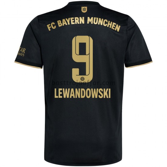 FC Bayern München Robert Lewandowski 9 Borta Fotbollströja 2021-2022 Kortärmad