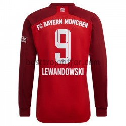 FC Bayern München Robert Lewandowski 9 Hemma Fotbollströja 2021-2022 Långärmad FC Bayern München Robert Lewandowski 9 Hemma Fotbollströja 2021-2022 Långärmad