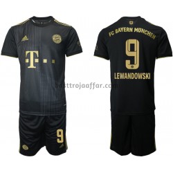 FC Bayern München Robert Lewandowski 9 Barn Borta Fotbollströja 2021-2022 Kortärmad FC Bayern München Robert Lewandowski 9 Barn Borta Fotbollströja 2021-2022 Kortärmad