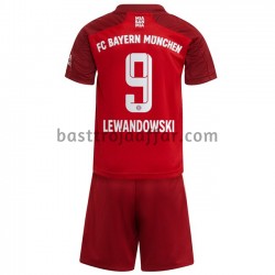FC Bayern München Robert Lewandowski 9 Barn Hemma Fotbollströja 2021-2022 Kortärmad
