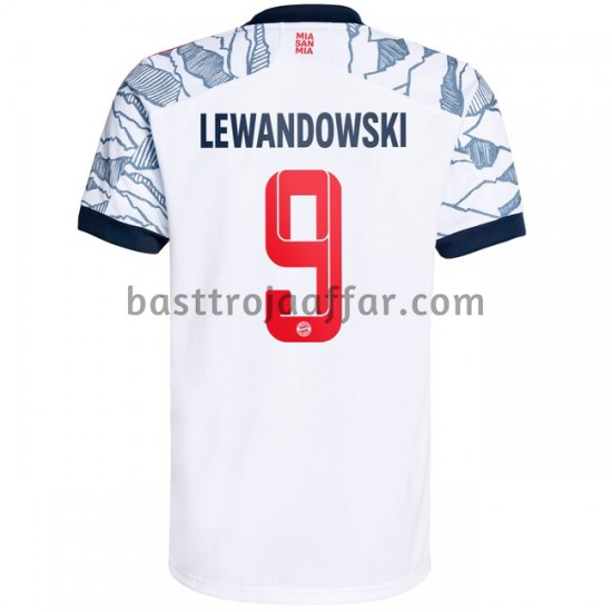 FC Bayern München Robert Lewandowski 9 Tredje Fotbollströja 2021-2022 Kortärmad