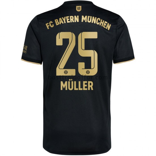 FC Bayern München Thomas Müller 25 Borta Fotbollströja 2021-2022 Kortärmad