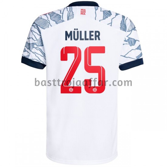 FC Bayern München Thomas Müller 25 Tredje Fotbollströja 2021-2022 Kortärmad