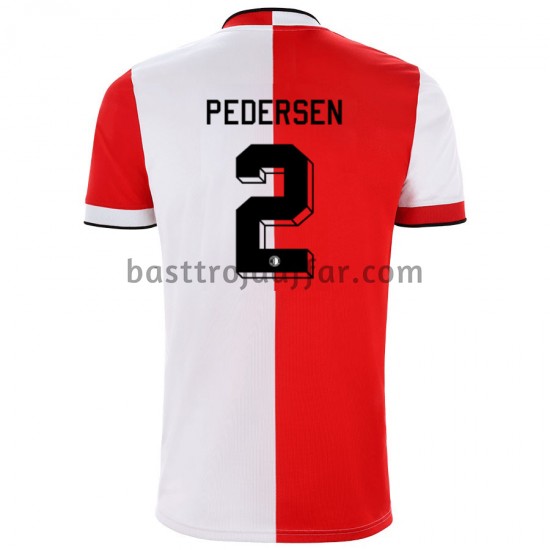 Feyenoord Rotterdam Marcus Pedersen 2 Hemma Fotbollströja 2021-2022 Kortärmad