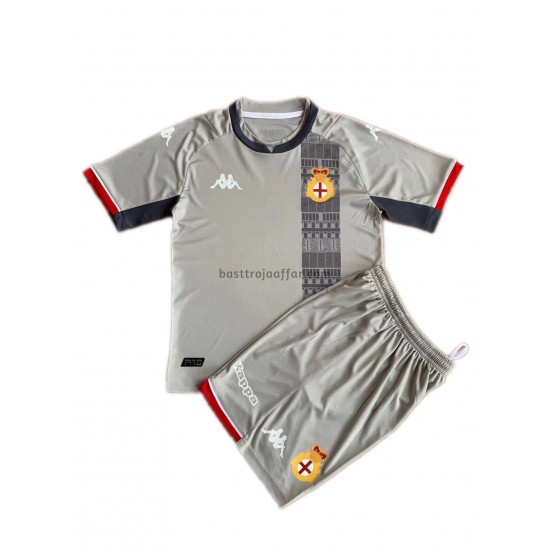 Genoa Barn Tredje Fotbollströja 2021-2022 Kortärmad