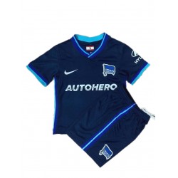 Hertha Berlin Barn Borta Fotbollströja 2021-2022 Kortärmad