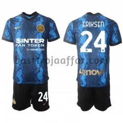Inter Milan Christian Eriksen 24 Barn Hemma Fotbollströja 2021-2022 Kortärmad