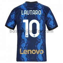 Inter Milan Lautaro Martinez 10 Hemma Fotbollströja 2021-2022 Kortärmad Inter Milan Lautaro Martinez 10 Hemma Fotbollströja 2021-2022 Kortärmad