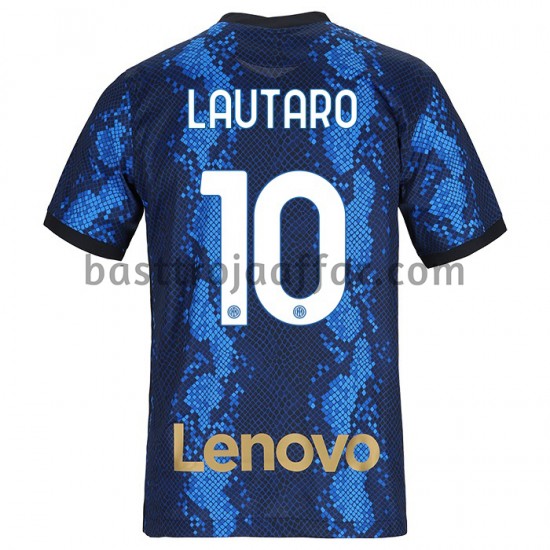 Inter Milan Lautaro Martinez 10 Hemma Fotbollströja 2021-2022 Kortärmad