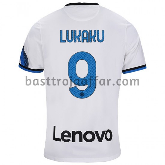 Inter Milan Romelu Lukaku 9 Borta Fotbollströja 2021-2022 Kortärmad