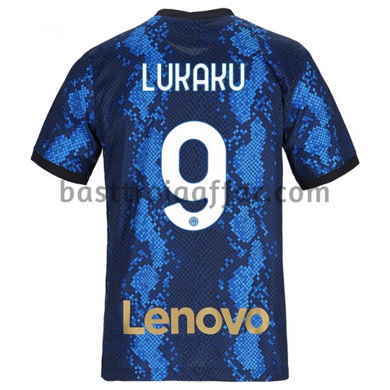 Inter Milan Romelu Lukaku 9 Hemma Fotbollströja 2021-2022 Kortärmad