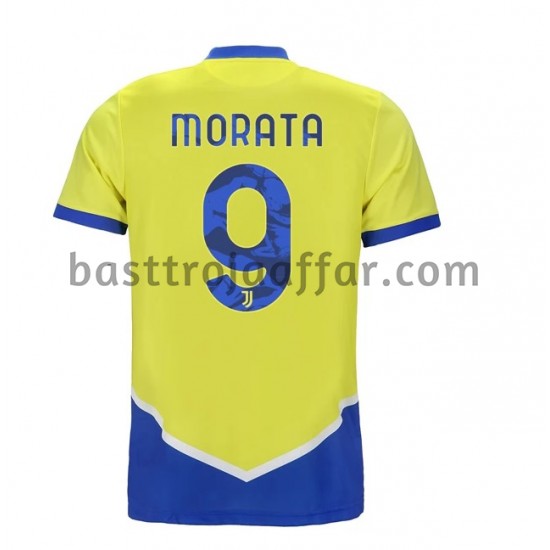 Juventus Alvaro Morata 9 Tredje Fotbollströja 2021-2022 Kortärmad