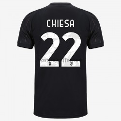 Juventus Federico Chiesa 22 Borta Fotbollströja 2021-2022 Kortärmad