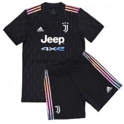 Juventus Barn Borta Fotbollströja 2021-2022 Kortärmad