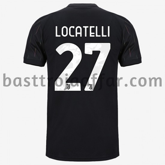 Juventus Manuel Locatelli 27 Borta Fotbollströja 2021-2022 Kortärmad