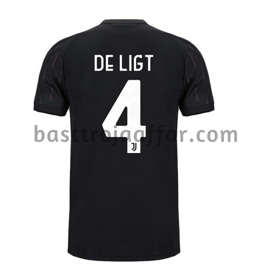 Juventus Matthijs de Ligt 4 Borta Fotbollströja 2021-2022 Kortärmad