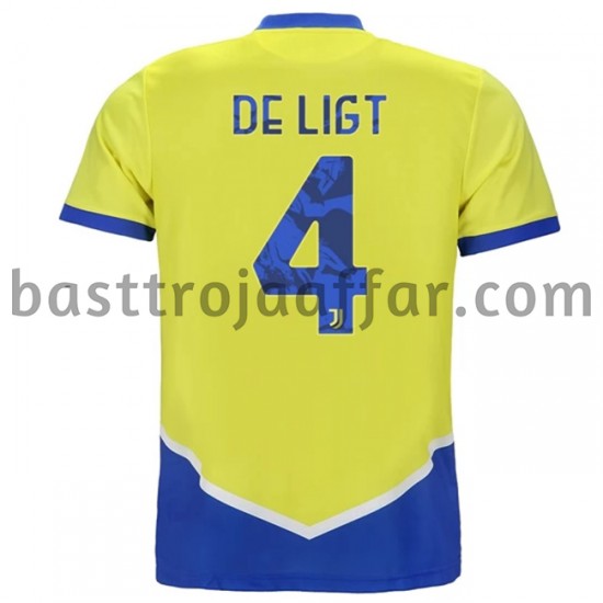 Juventus Matthijs de Ligt 4 Tredje Fotbollströja 2021-2022 Kortärmad