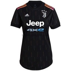 Juventus Dam Borta Fotbollströja 2021-2022 Kortärmad Juventus Dam Borta Fotbollströja 2021-2022 Kortärmad