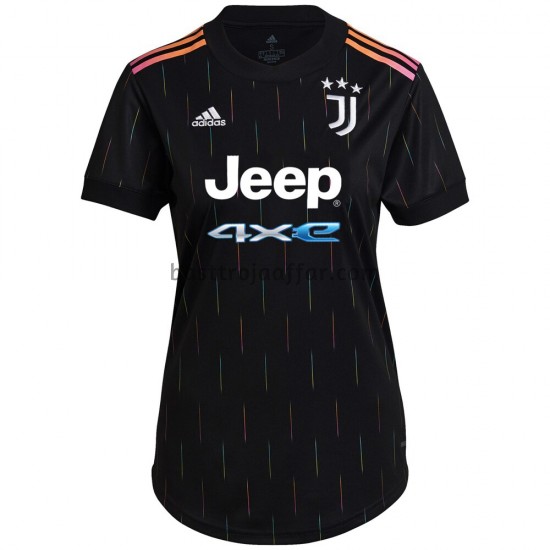 Juventus Dam Borta Fotbollströja 2021-2022 Kortärmad