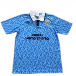 SS Lazio Retro Hemma Fotbollströja 1991 Kortärmad SS Lazio Retro Hemma Fotbollströja 1991 Kortärmad