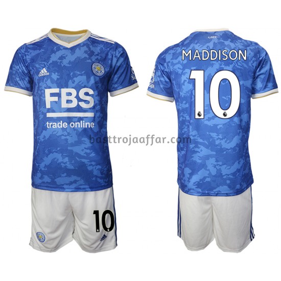 Leicester City James Maddison 10 Barn Hemma Fotbollströja 2021-2022 Kortärmad