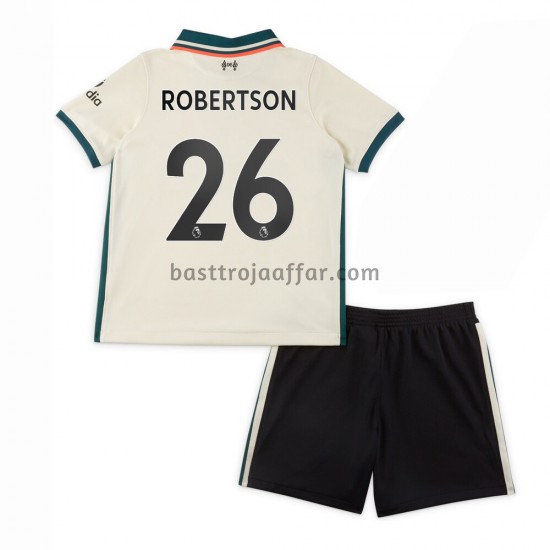 Liverpool Andrew Robertson 26 Barn Borta Fotbollströja 2021-2022 Kortärmad