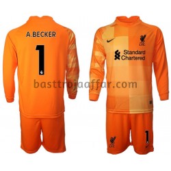 Liverpool Målvakt A.BECKER 1 Barn Fjärde Fotbollströja 2021-2022 Långärmad Liverpool Målvakt A.BECKER 1 Barn Fjärde Fotbollströja 2021-2022 Långärmad
