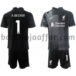 Liverpool Målvakt Alisson Becker 1 Barn Tredje Fotbollströja 2021-2022 Kortärmad Liverpool Målvakt Alisson Becker 1 Barn Tredje Fotbollströja 2021-2022 Kortärmad