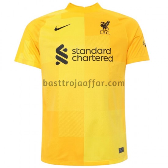 Liverpool Målvakt Borta Fotbollströja 2021-2022 Kortärmad
