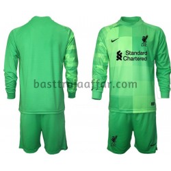 Liverpool Målvakt Barn Hemma Fotbollströja 2021-2022 Långärmad Liverpool Målvakt Barn Hemma Fotbollströja 2021-2022 Långärmad
