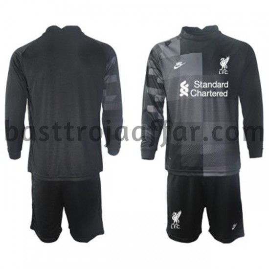 Liverpool Målvakt Barn Tredje Fotbollströja 2021-2022 Långärmad