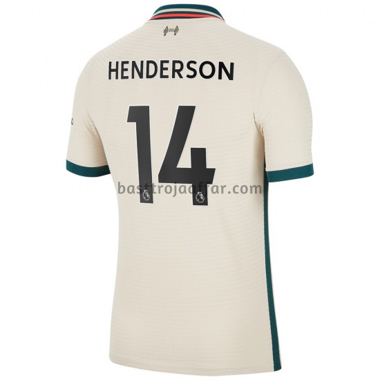 Liverpool Henderson 14 Borta Fotbollströja 2021-2022 Kortärmad