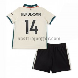 Liverpool Henderson 14 Barn Borta Fotbollströja 2021-2022 Kortärmad