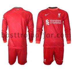 Liverpool Barn Hemma Fotbollströja 2021-2022 Långärmad Liverpool Barn Hemma Fotbollströja 2021-2022 Långärmad