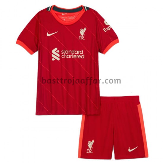 Liverpool Barn Hemma Fotbollströja 2021-2022 Kortärmad