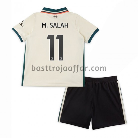 Liverpool M.Salah 11 Barn Borta Fotbollströja 2021-2022 Kortärmad