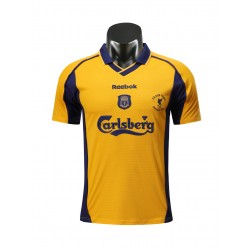 Liverpool Retro Borta Fotbollströja 2000-2001 Kortärmad