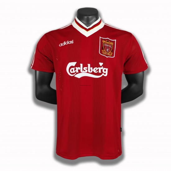 Liverpool Retro Hemma Fotbollströja 1995 Kortärmad