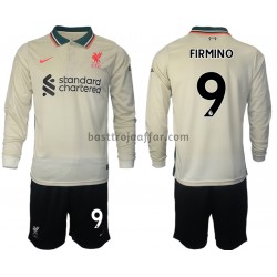 Liverpool Roberto Firmino 9 Barn Borta Fotbollströja 2021-2022 Långärmad Liverpool Roberto Firmino 9 Barn Borta Fotbollströja 2021-2022 Långärmad