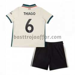 Liverpool Thiago Alcantara 6 Barn Borta Fotbollströja 2021-2022 Kortärmad