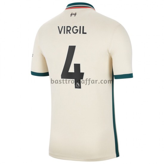 Liverpool Virgil van Dijk 4 Borta Fotbollströja 2021-2022 Kortärmad
