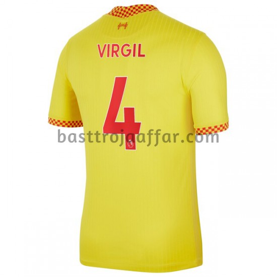 Liverpool Virgil van Dijk 4 Tredje Fotbollströja 2021-2022 Kortärmad