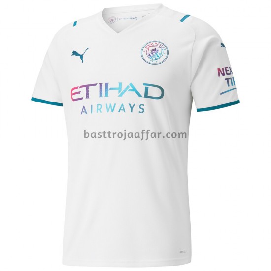 Manchester City Borta Fotbollströja 2021-2022 Kortärmad