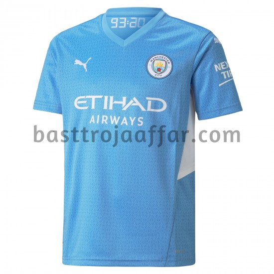 Manchester City Hemma Fotbollströja 2021-2022 Kortärmad