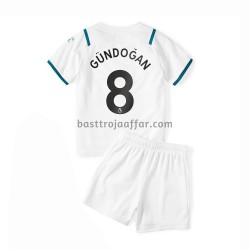 Manchester City Ilkay Gündogan 8 Barn Borta Fotbollströja 2021-2022 Kortärmad Manchester City Ilkay Gündogan 8 Barn Borta Fotbollströja 2021-2022 Kortärmad
